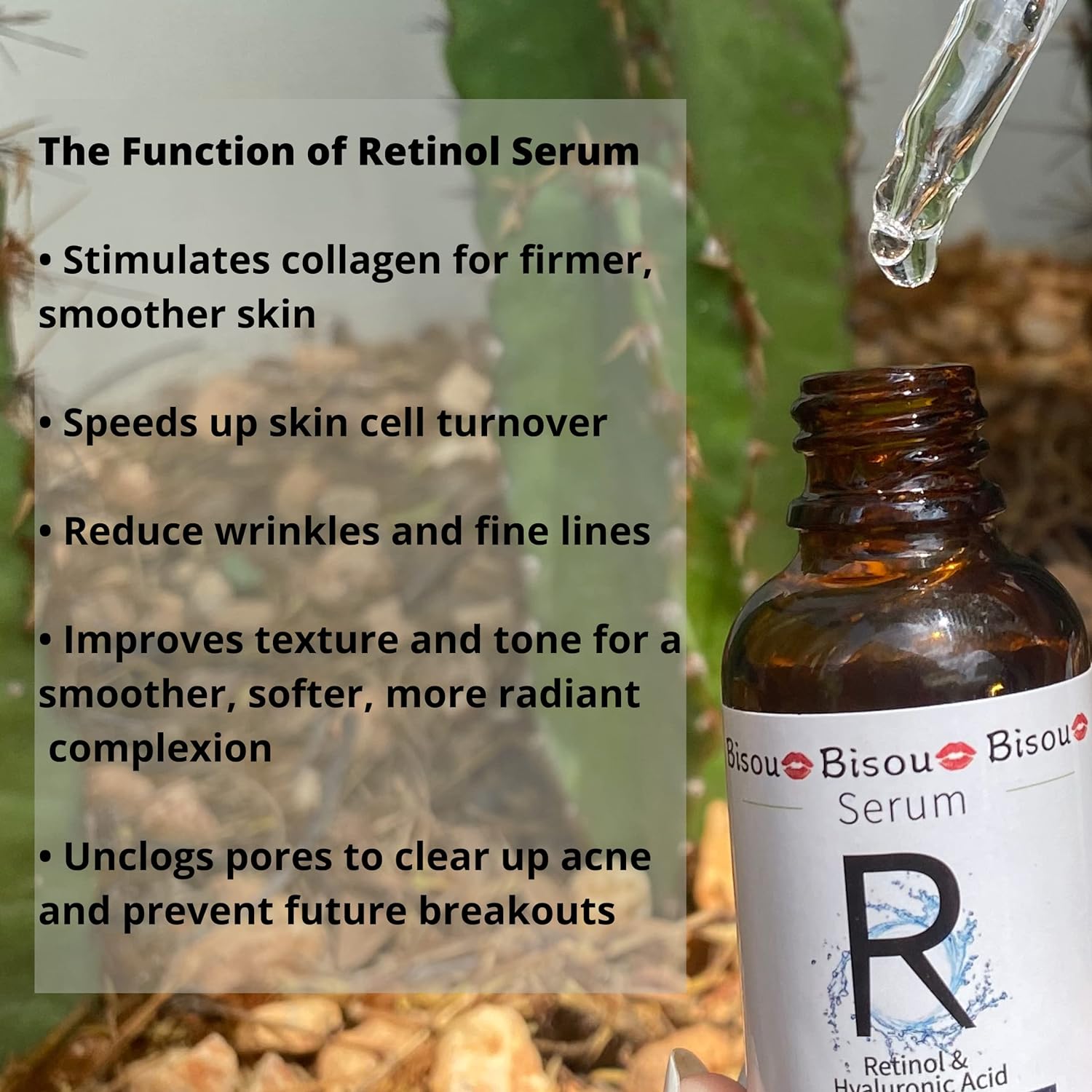 Esupli.com Bisou Bisou Bisou Retinol Serum | Acne Scar Treatment for Fa