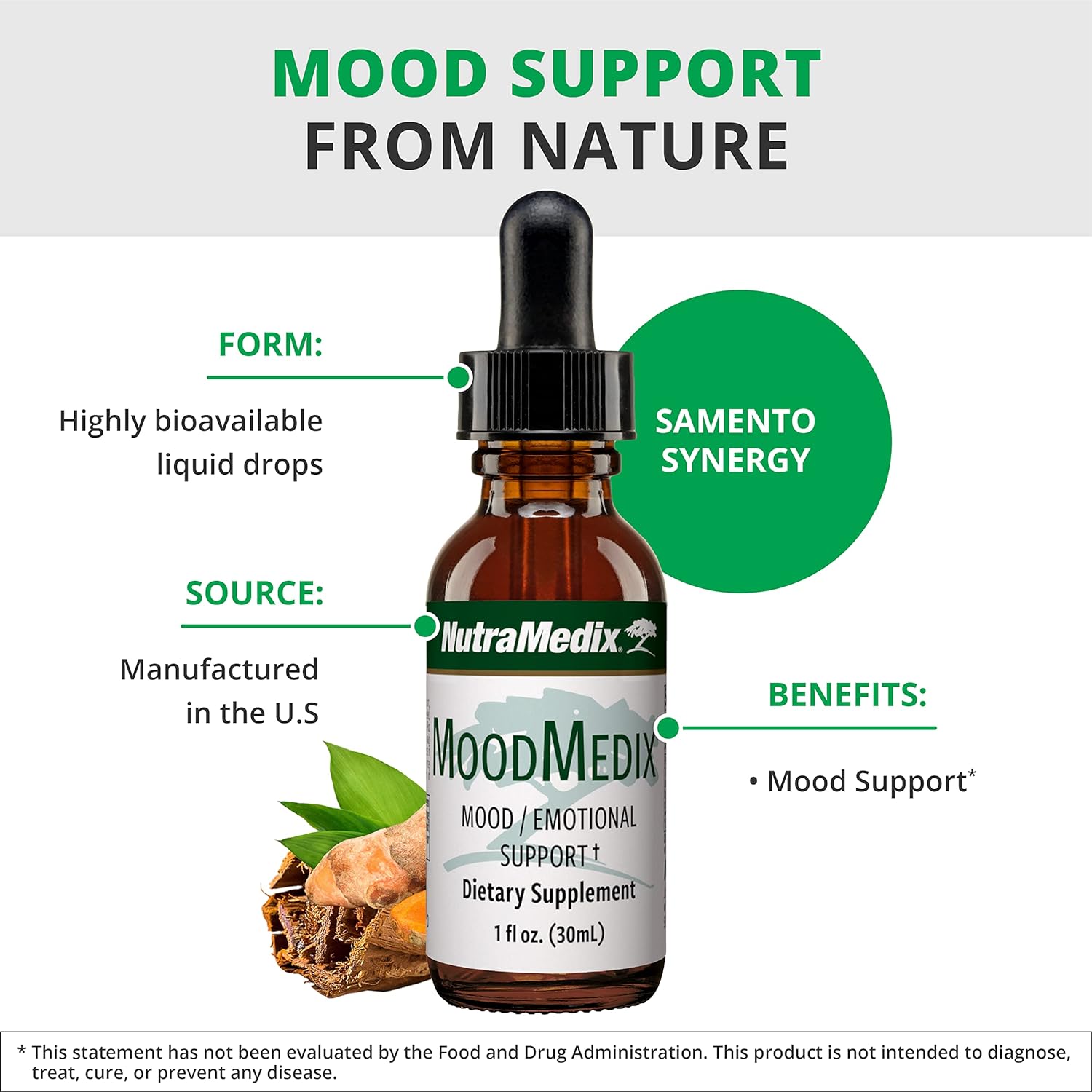NutraMedix MoodMedix - Mood Support Supplement with Bioavailable Liqui