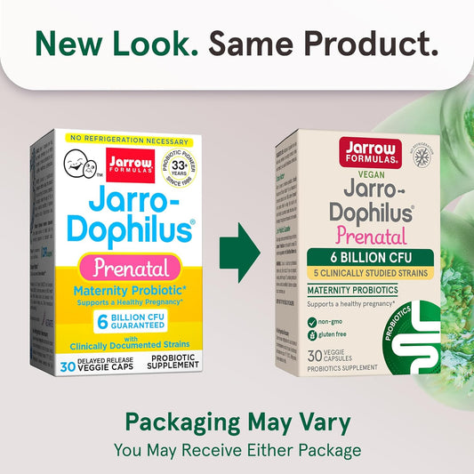 Jarrow Formulas Jarro-Dophilus Prenatal Maternity Probiotics For Pregn