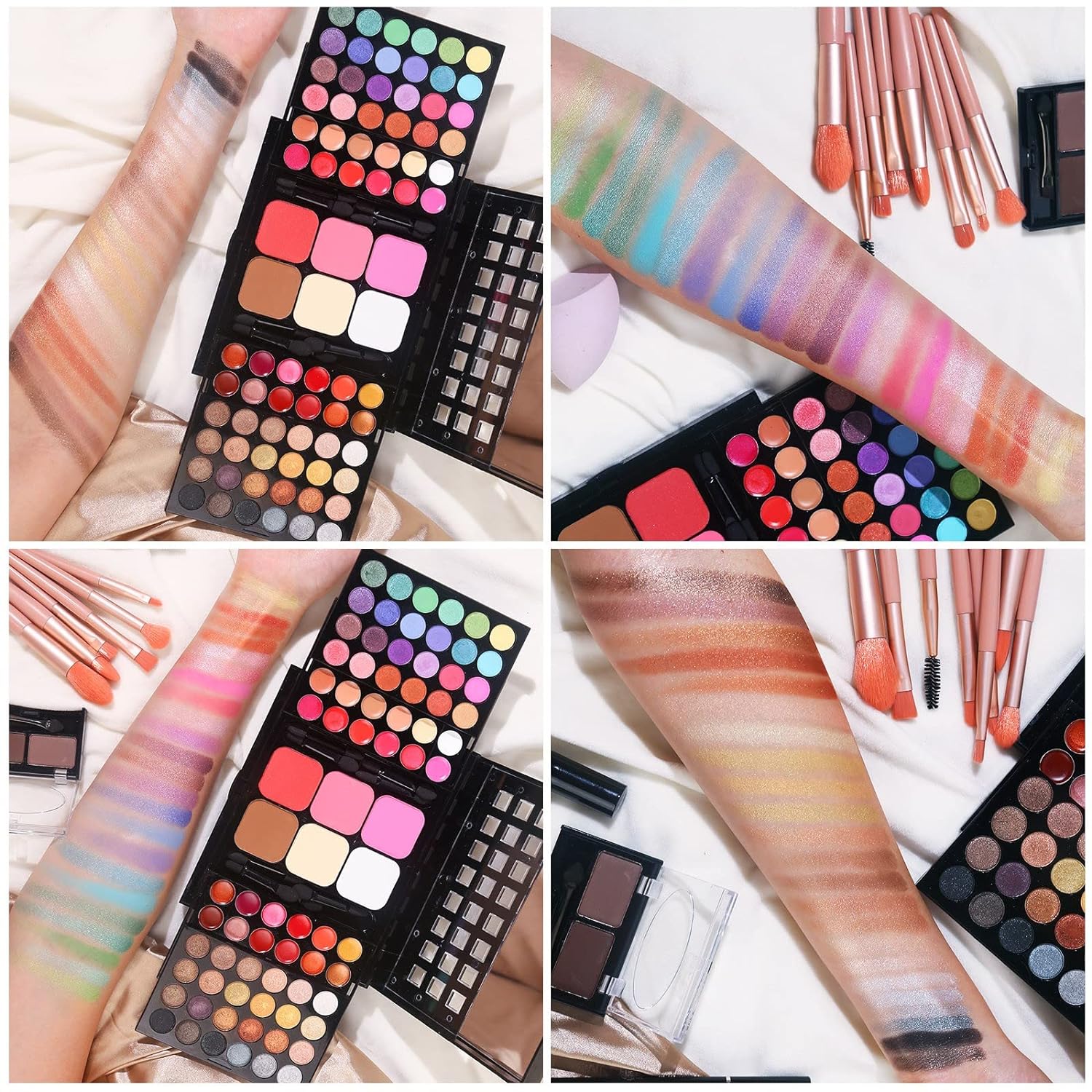 Full Makeup Kit with Applicator - 78 Color Cosmetic Gift Set