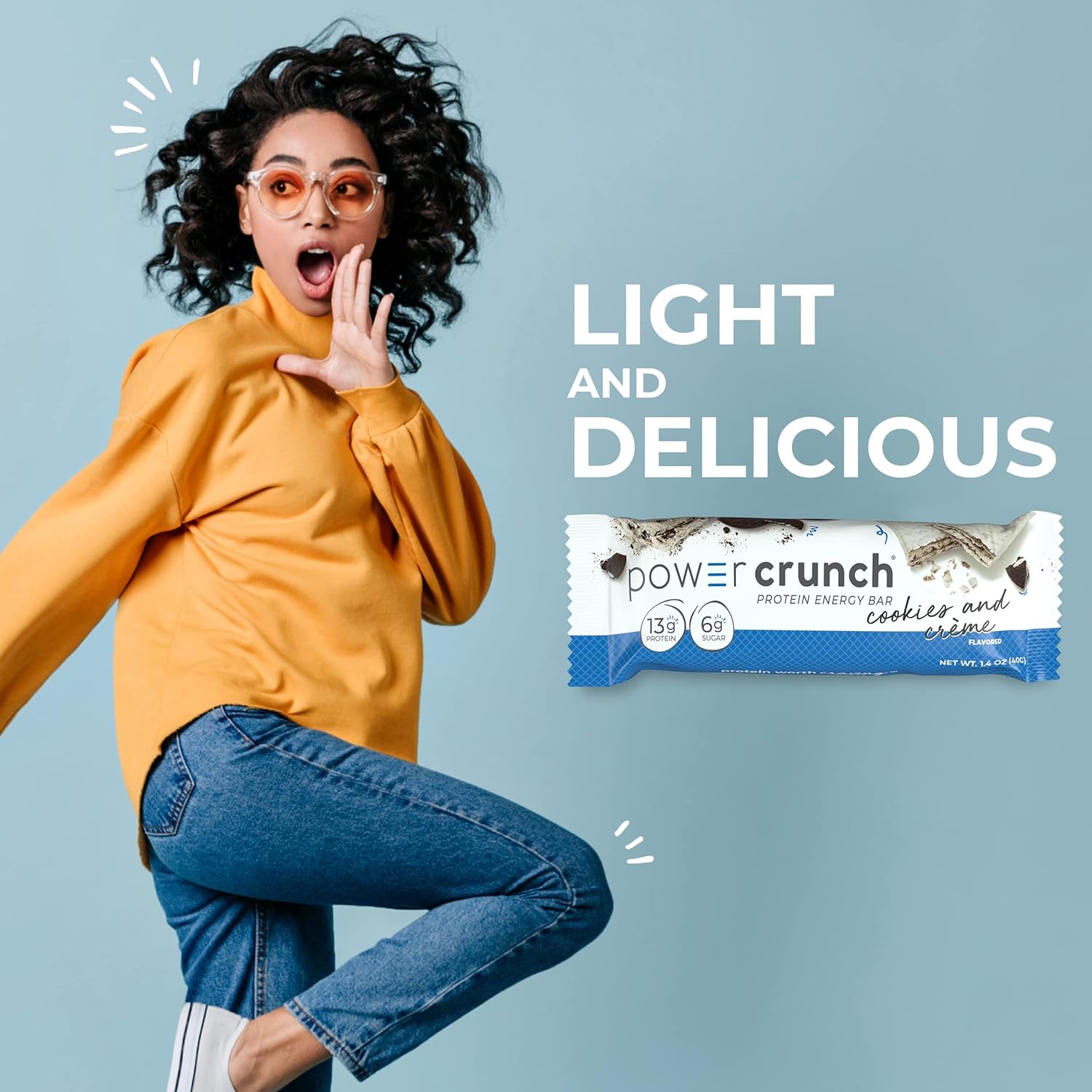 Power Crunch Protein Bars, High Protein Snacks with Delicious Taste, C