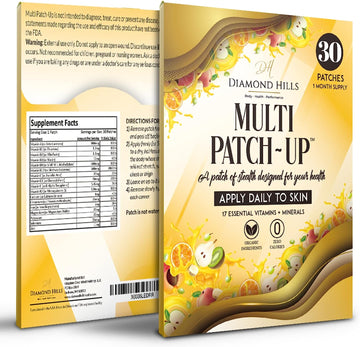 Diamond Hills Multi Patch-Up  30Ct Daily Patches  No Calories & Sugar Free