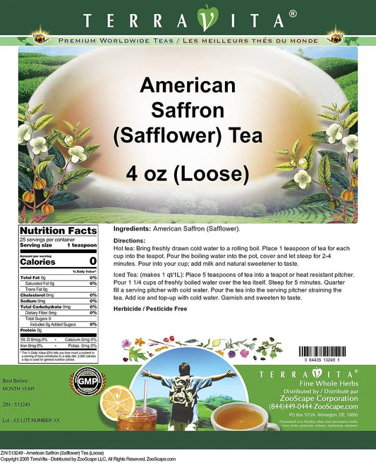 American Saffron (Safflower) Tea (Loose) (ZIN: 513249)