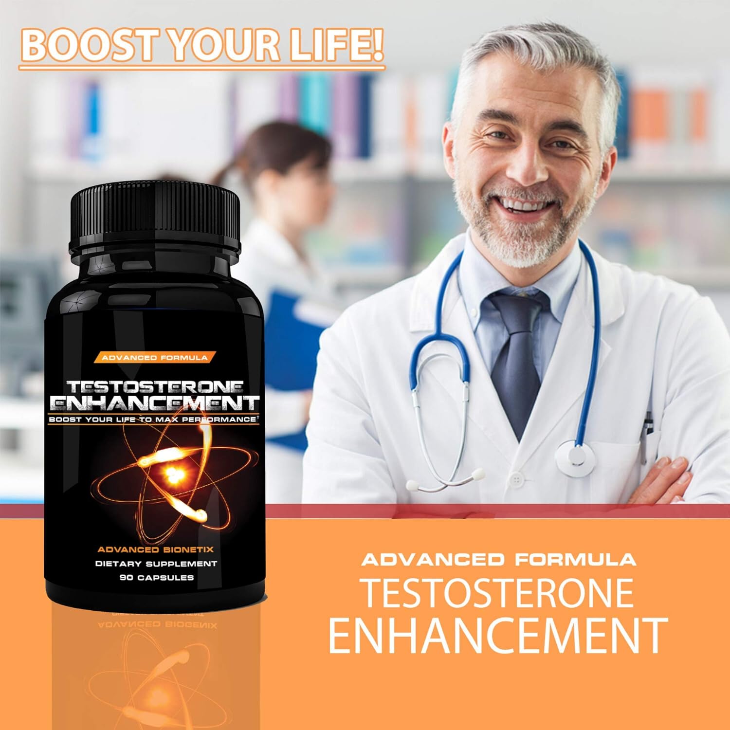  Testosterone Booster Male Enhancement. #1 Recommended by Me