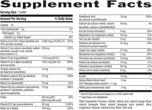 Country Life Chewable Adult Multi Vitamin-Mineral Formula, 60 Wafers,