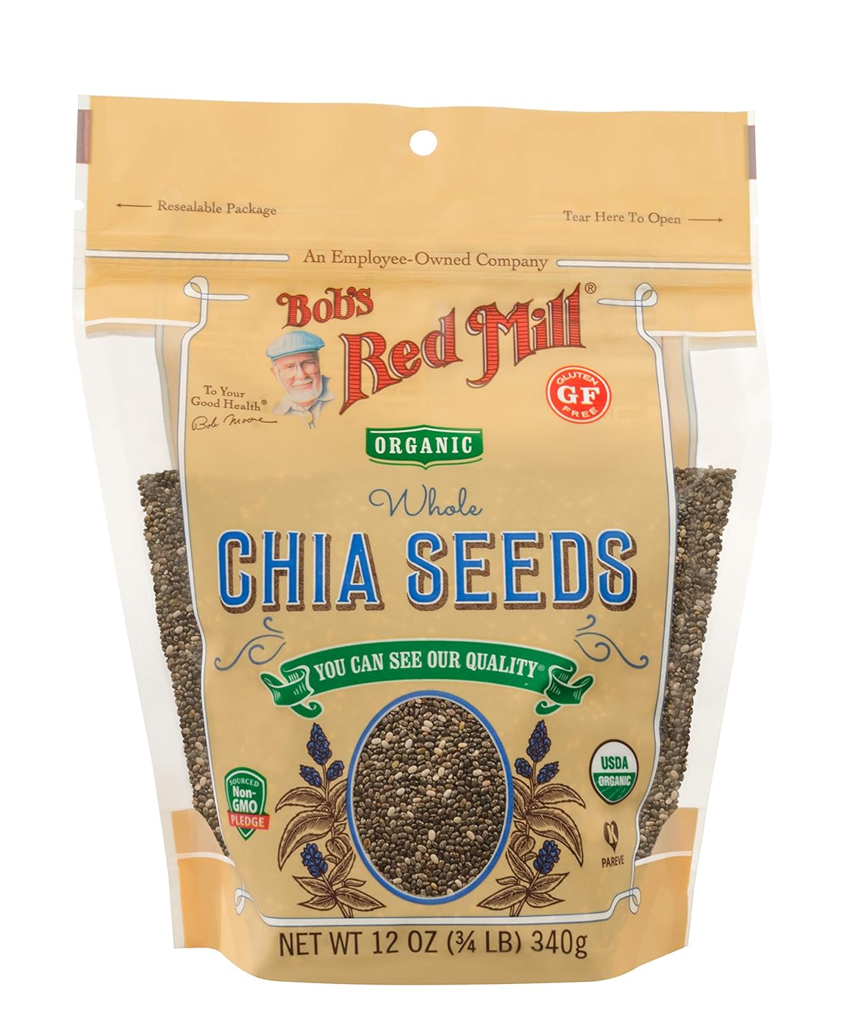 Bob's Red Mill Organic Chia Seeds, 12 Oz, (us)