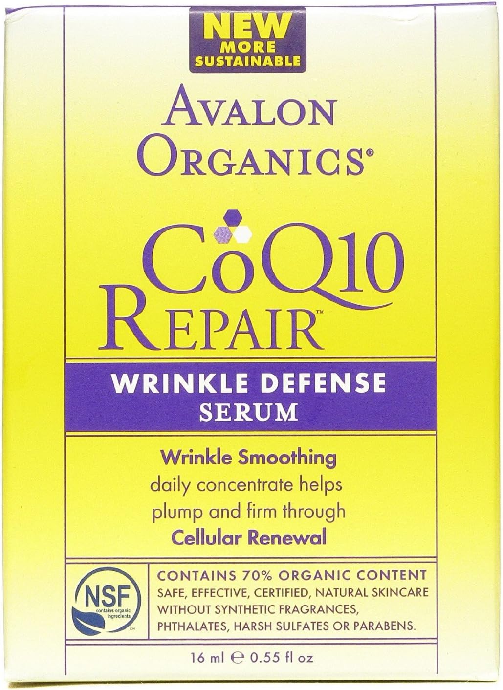 Esupli.com Avalon Organics Coq10 Wrinkle Defense Serum, Pack of 2