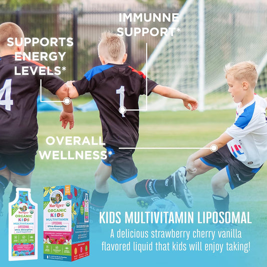 Maryruth Organics Vitamin Usda, Sugar Free Kids Multivitamin Liquid, I