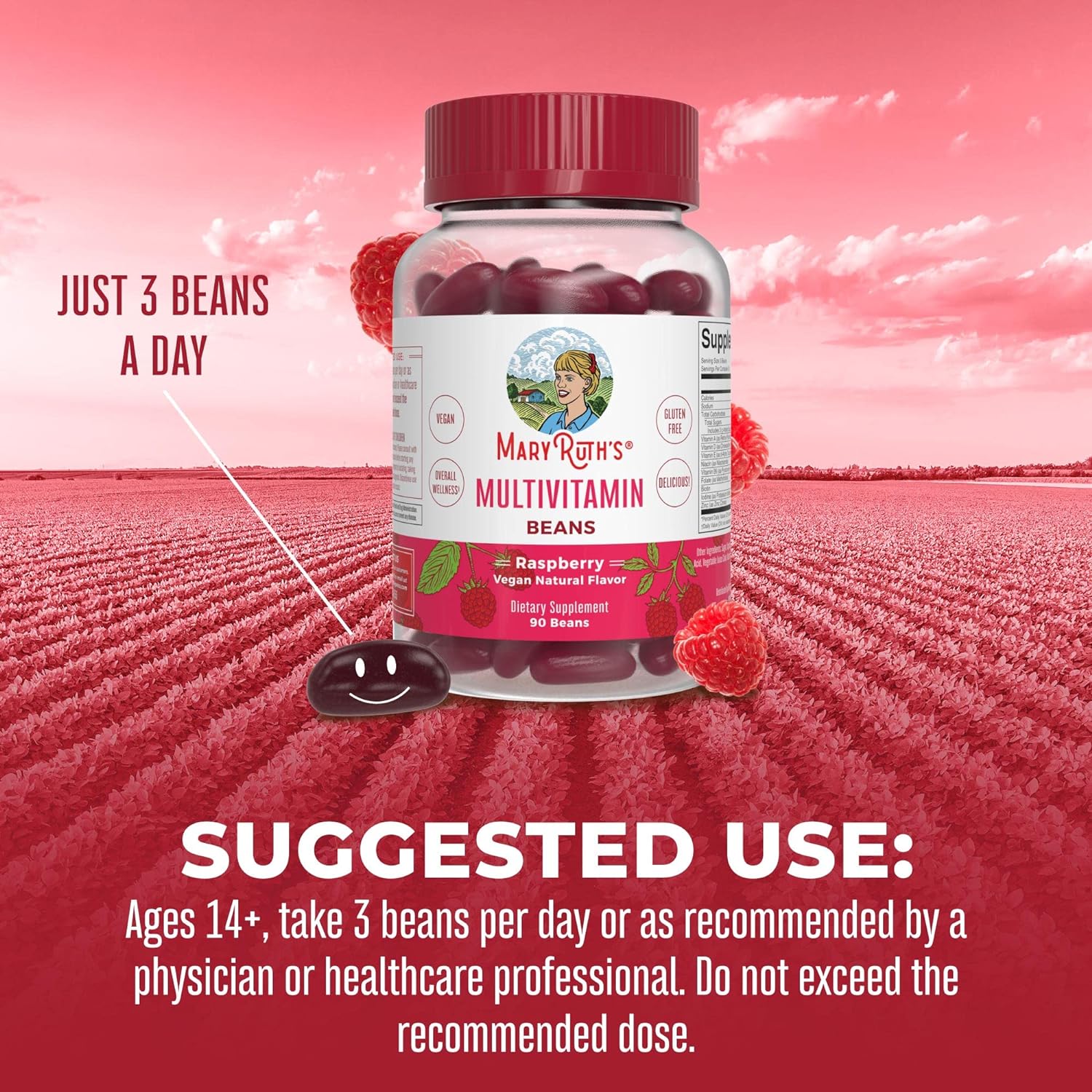 MaryRuth's Multivitamin Multimineral Vita-Beans for Women & Men | Vega