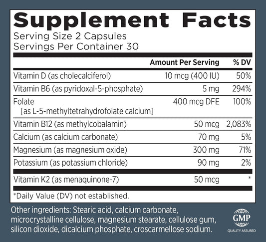 Primal Labs HeartZest - for Heart Health - Vitamin D3 & K2 Formula - 6