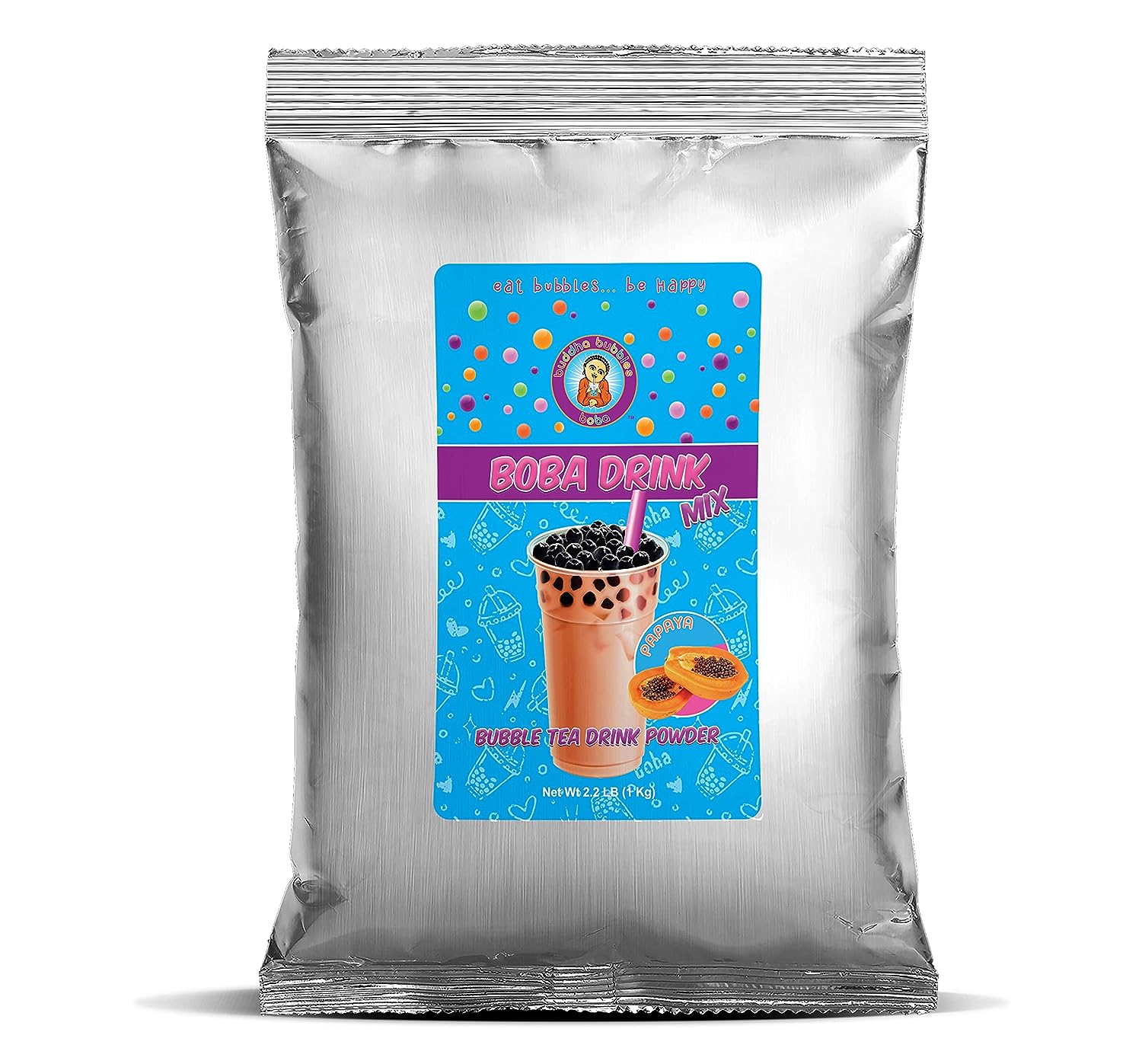 PAPAYA Boba/Bubble Tea Drink Mix Powder By Buddha Bubbles Boba