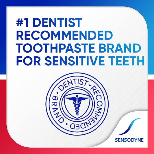 Sensodyne Sensitivity & Gum Whitening Toothpaste, Toothpaste for Sensitive Teeth & Gum Problems, 3.4 s