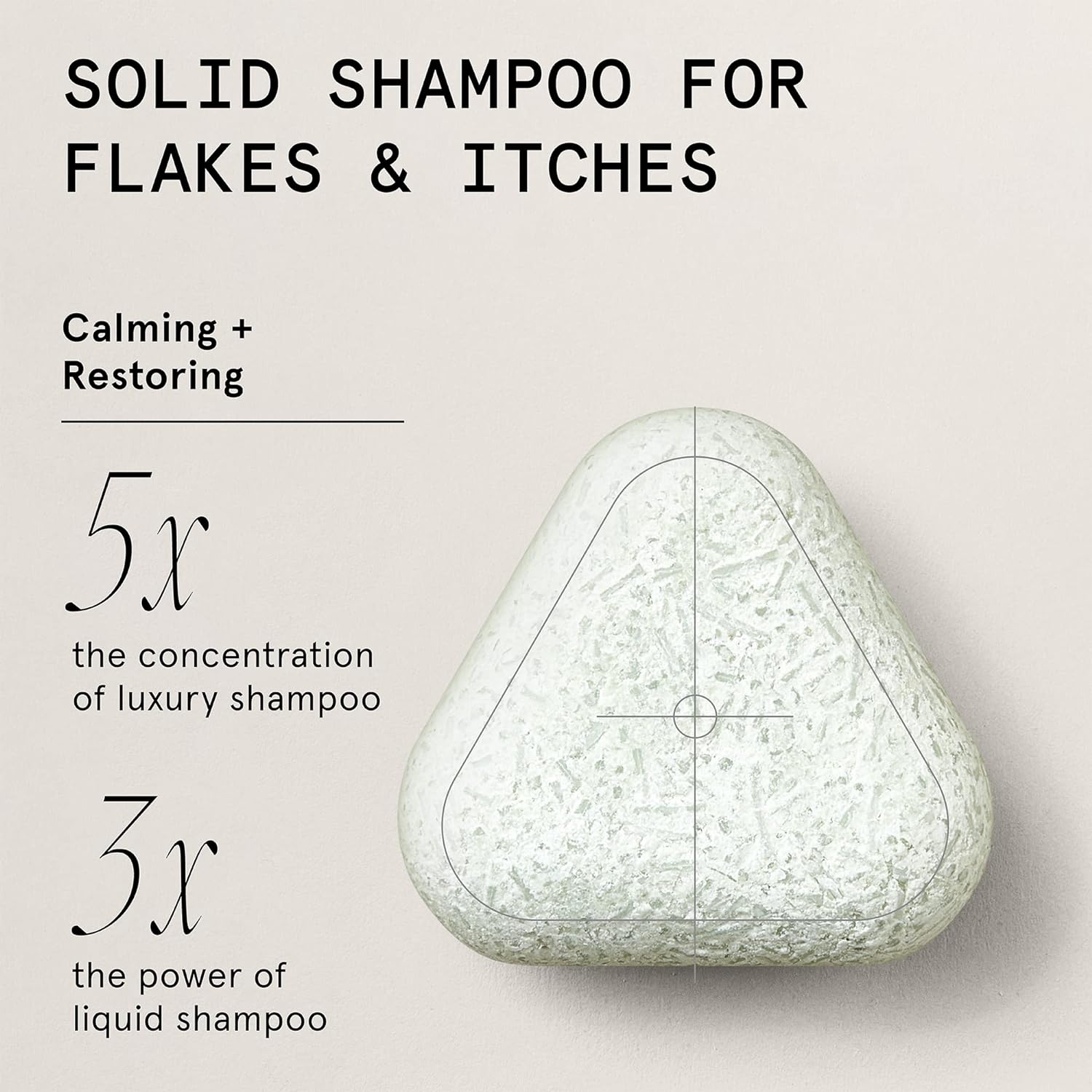 SUPERZERO Soothing Scalp Solid Shampoo Bar for Flaky & Itchy