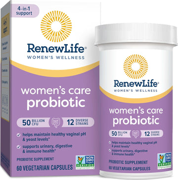 Renew Life Women'S Probiotic Capsules, 50 Billion Cfu Guaranteed, Supp2.88 Ounces