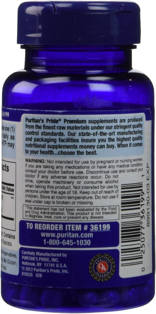 Puritan's Pride 5-hTP 200 mg Capsules, 60 Count1.45 Ounces