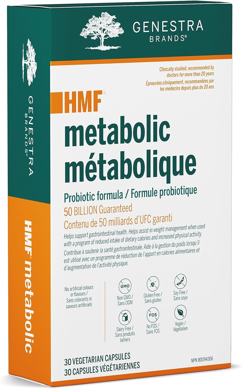 Genestra Brands HMF Metabolic, 30 caps

18.14 Grams