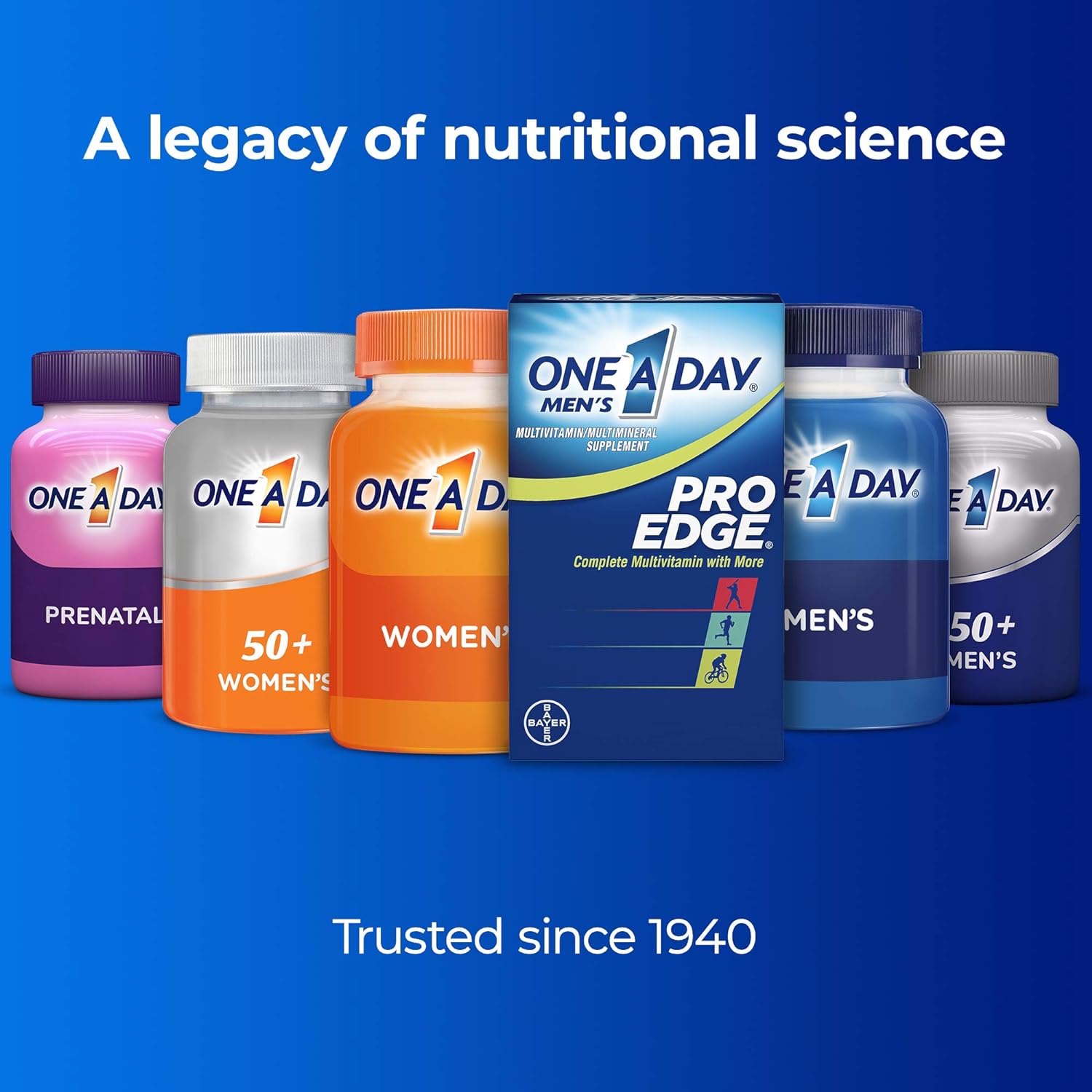  One A Day Men’s Pro Edge Multivitamin, Supplement with Vita