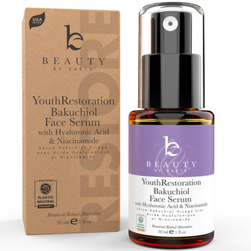 Face Serum - Bakuchiol Plant Based Alternate Retinol Serum for Face Anti Aging Serum with Hyaluronic Acid & Niacinamide Brightening Serum, Bakuchiol Serum, Anti Wrinkle Serum for Face (1  )