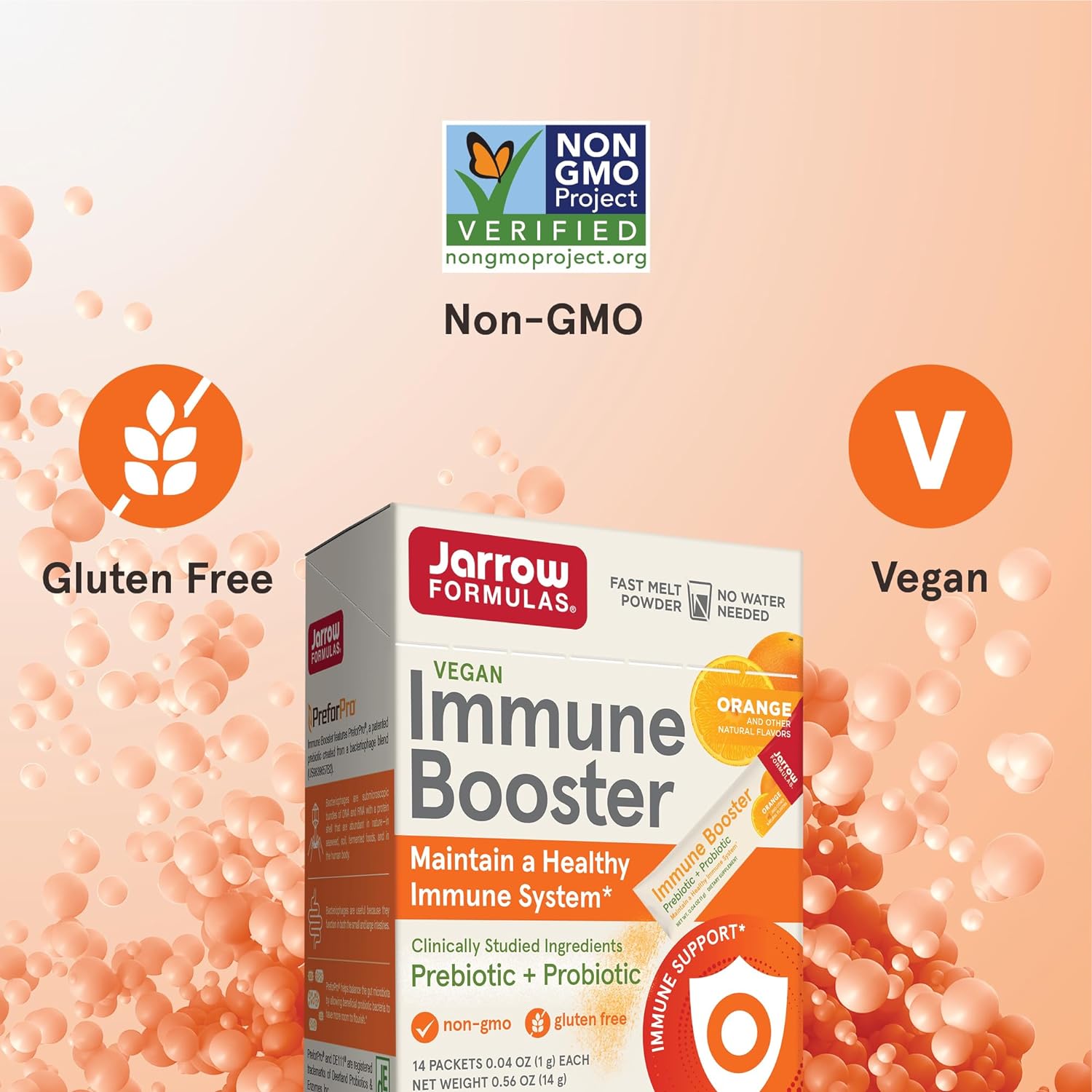 Jarrow Formulas Immune Booster - 2 Clinically Studied Strains - Prebio