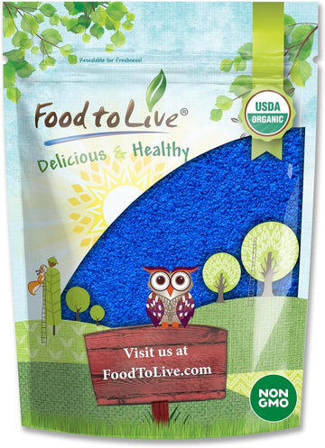 Organic Blue Spirulina Powder, 2 Ounces ? Non-GMO, Pure Raw Blue-Green