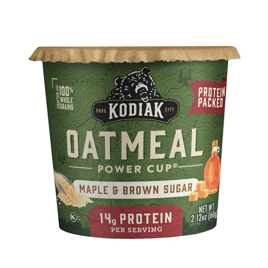 Kodiak Cakes Instant Protein Maple & Brown Sugar Oatmeal in a Cup, 2.1