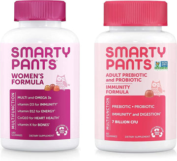 SmartyPants Womens and Immunity Multivitamin Bundle: (1) Womens Formul