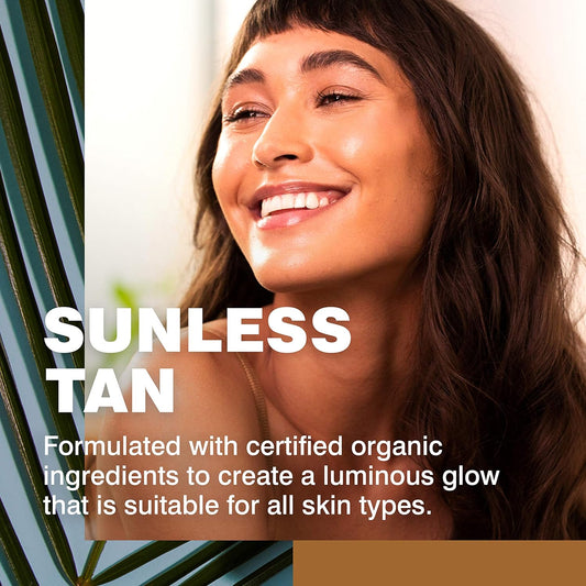 COOLA Organic Sunless Self Tanner Body Firming Lotion, Dermatologist Tested Anti-Aging Skin Care, Vegan and Non-GMO, Pina Colada, 6
