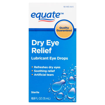 Equate: Sterile Artificial Tears Lubricant Eye Drops, .5 fl oz