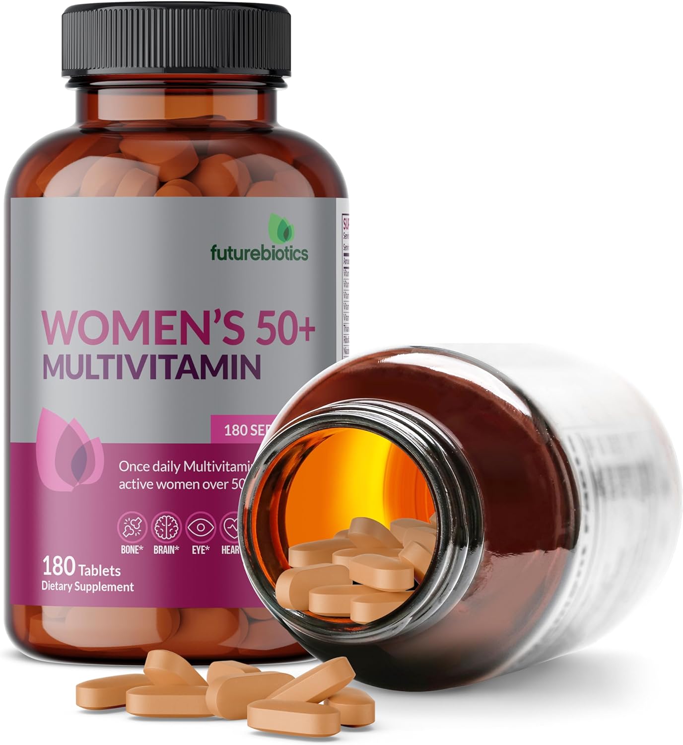 Futurebiotics Women's 50+ Multivitamin Once Daily Multivitamin for Act