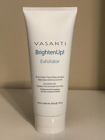 Vasanti Brighten Up! Enzymatic Face Rejuvenator Exfoliating Cleanser enriched with Papaya, Microcrystals and Aloe - 7.05  (200 g)