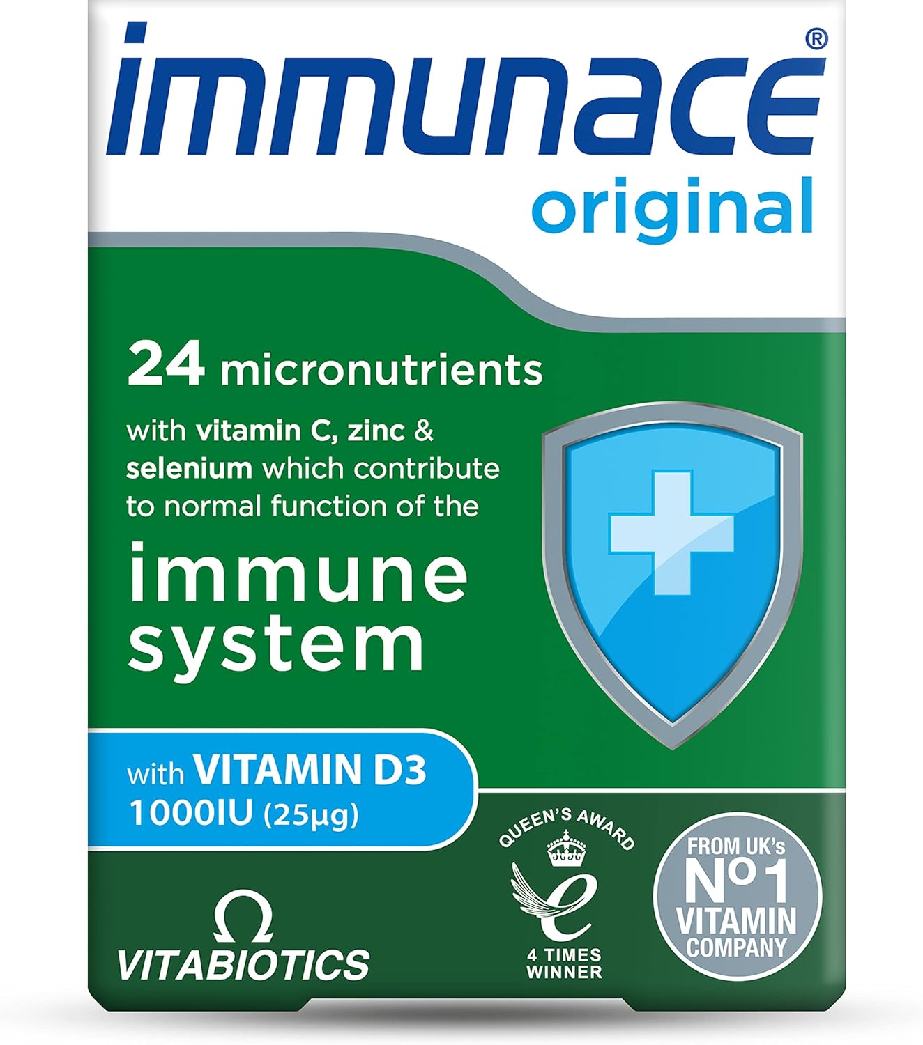 Vitabiotics Immunace for Immune Resistance and Cell Protection - 30 Capsules