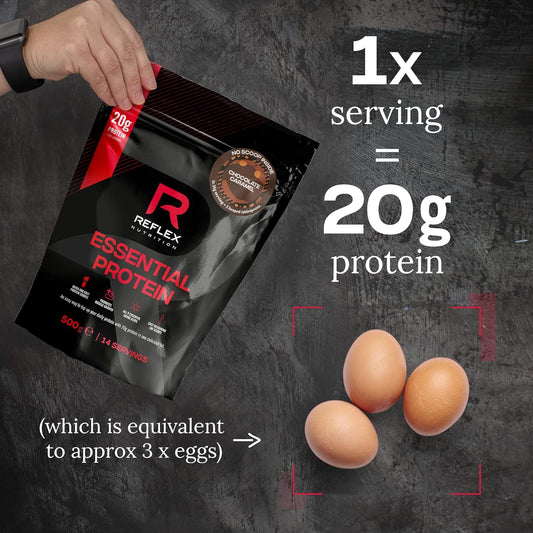 Reflex Nutrition Essential Whey Protein Powder | 20g Per Serving | All500 Grams