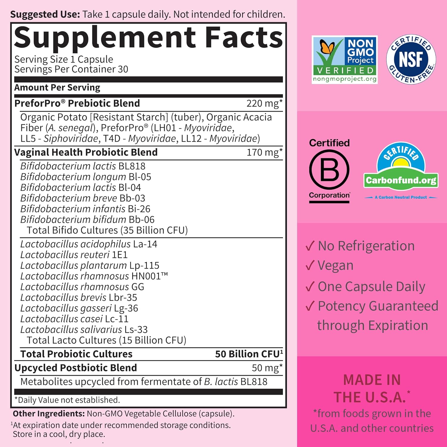 Garden of Life Dr Formulated Once Daily 3-in-1 Complete Preb