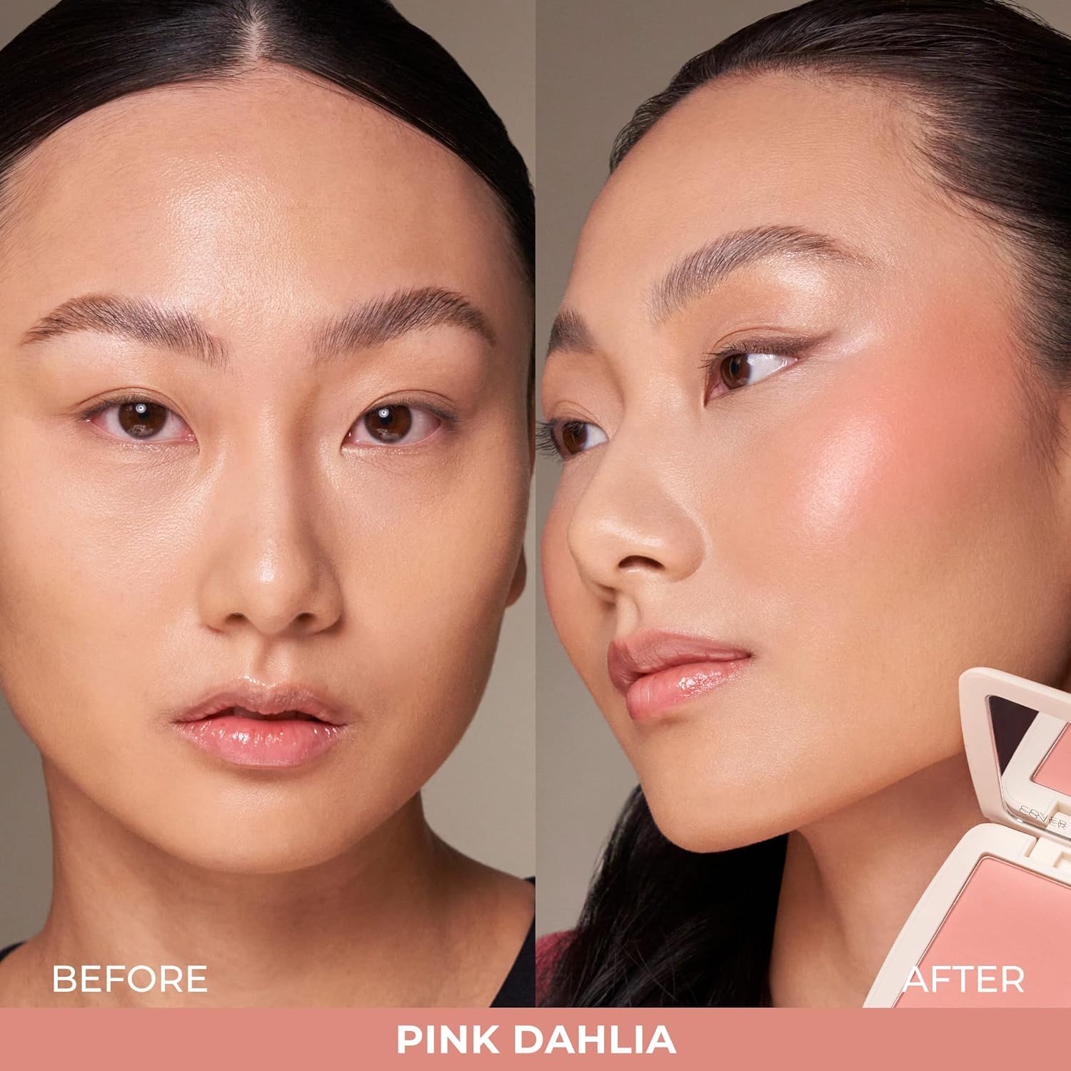 COVER FX Monochromatic Blush Duo 0.51 oz, Pink Dahlia - Soft