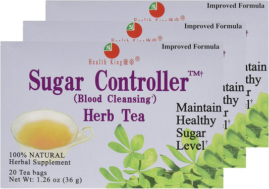 Health King Sugar Controller Tea 20ct, 3 Pack