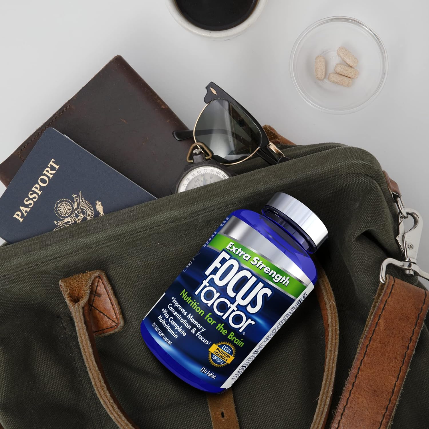 Focus Factor Adults Extra Strength, 120 Count - Brain Supple