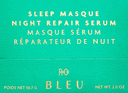 R+Co BLEU Sleep Masque Night Repair Serum | Overnight Hair Repair + Nourishes + Revatilizes | Vegan, Sustainable + Cruelty-Free | 2