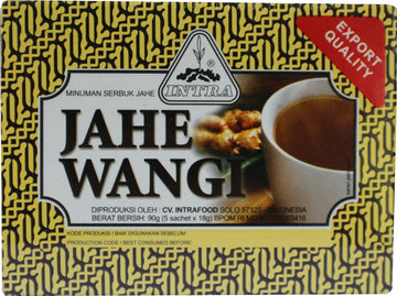 Intra Jahe Wangi Ginger Tea 5-ct,  (Pack of 2)