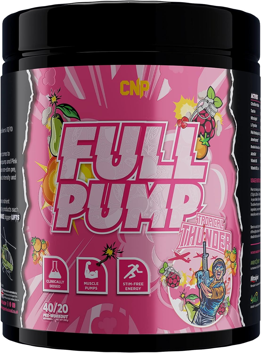 Cnp Professional Full Pump, Strong Stim Free Energy And Muscle Pumps P300 Grams
