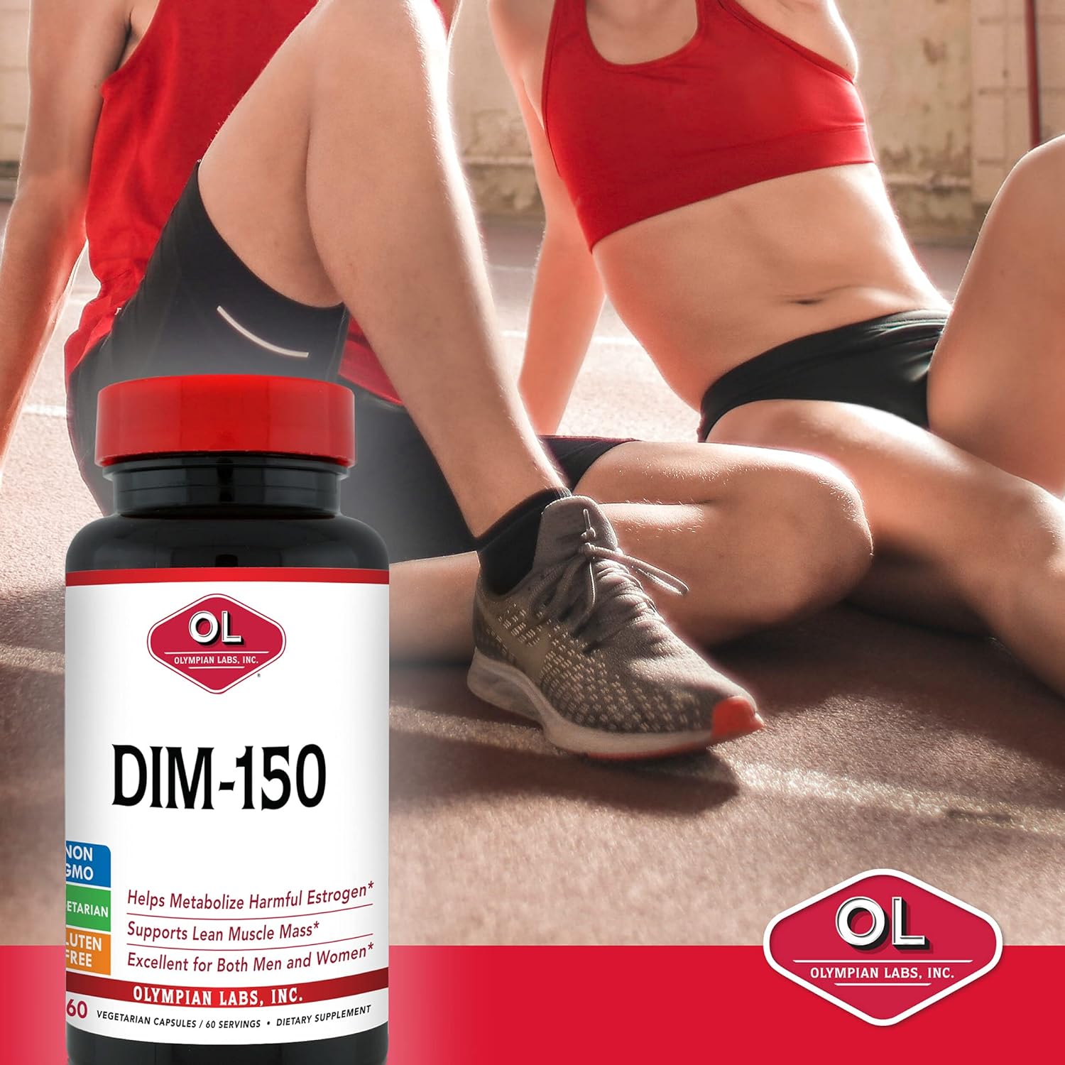 Olympian Labs DIM Supplement 150mg - DIM Diindolylmethane 30 Capsule S