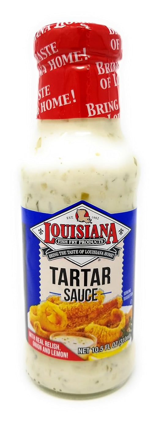 Louisiana Fish Fry Tartar Sauce, 10.5oz - Pack of 2 - Classic Seafood 