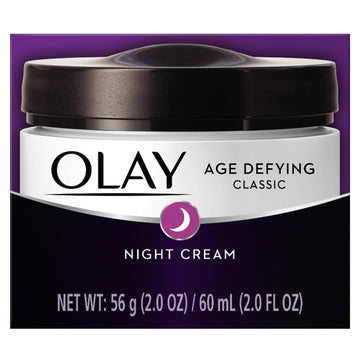Night Cream with Beta-Hydroxy Complex and Vitamin E by Olay Age Defying,Classic, 2   (Pack of 2)