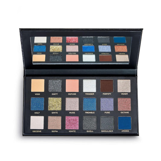 Revolution Pro, New Neutrals Smoked Eyeshadow Palette, 18 Shades, 18x1g