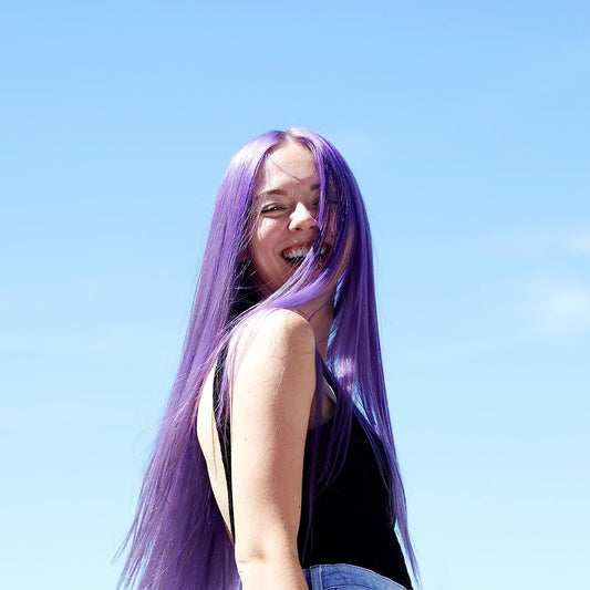 Overtone Haircare Color Depositing Conditioner - 8  Semi-permanent Hair Color Conditioner With Shea Butter & Coconut Oil - Pastel Purple Temporary Cruelty-Free Hair Color (Pastel Purple)