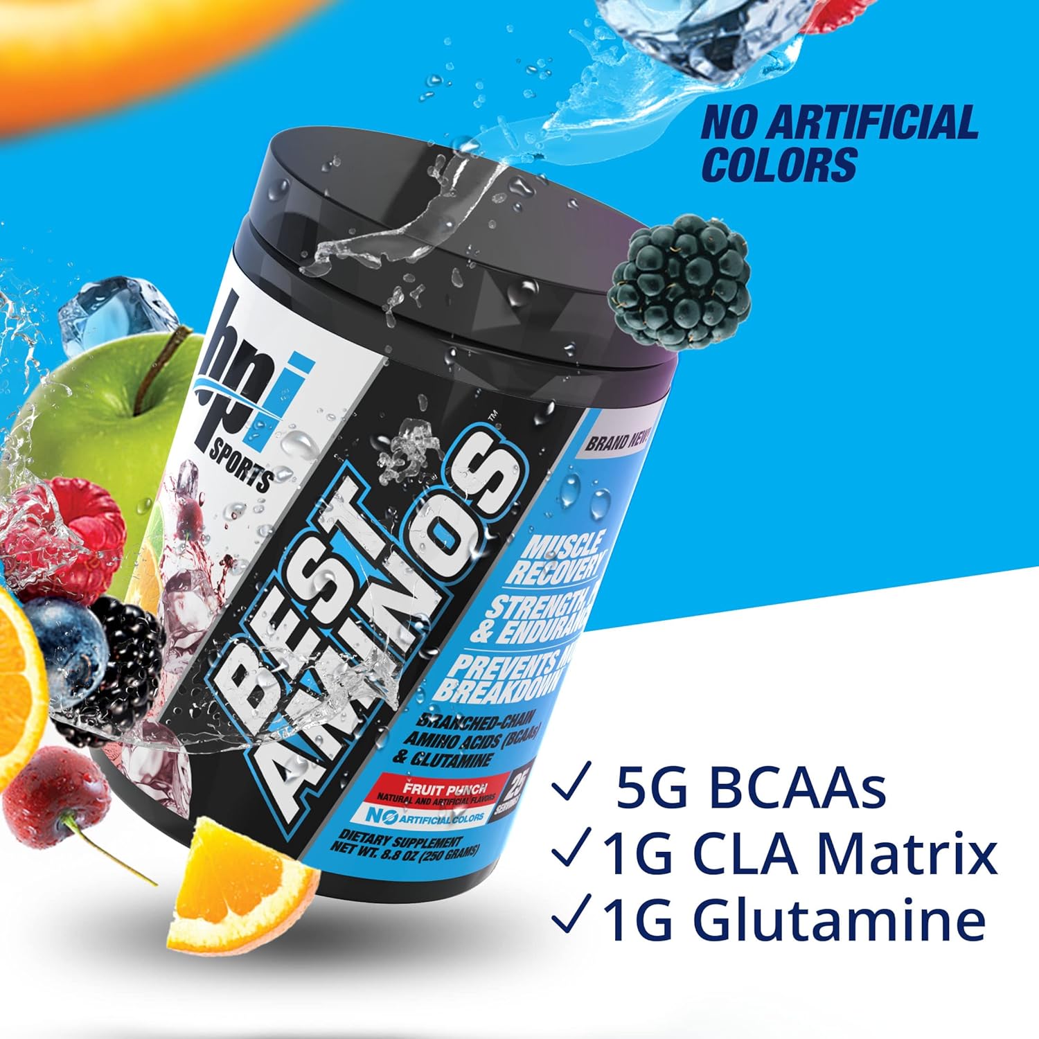 BPI Sports Best Aminos - BCAA Powder Post Workout & Glutamine Recovery