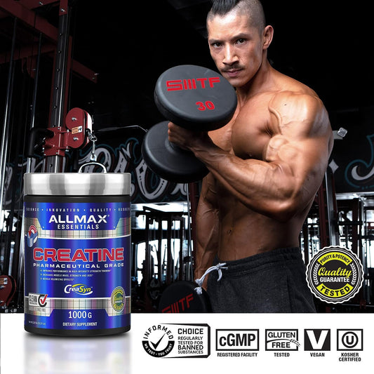 ALLMAX Essentials CREATINE - 1000 g Powder - Improves Perfor