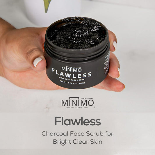 Minimo awless Charcoal Face Scrub for Bright Clear Skin