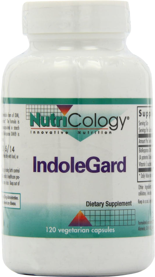 Nutricology Indolegard, Vegicaps, 120-Count