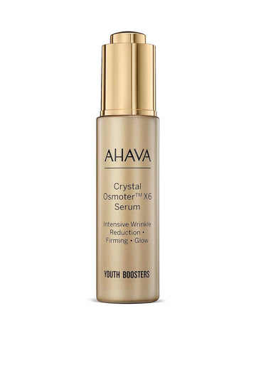 AHAVA Crystal Osmoter X6 Serum - Revolutionary Youth Booster & Intense Wrinkle Reduction, Enhances Youthful Glow & Firming, Enriched with Exclusive Blend of Dead Sea Osmoter & Jojoba Oil, 1 .