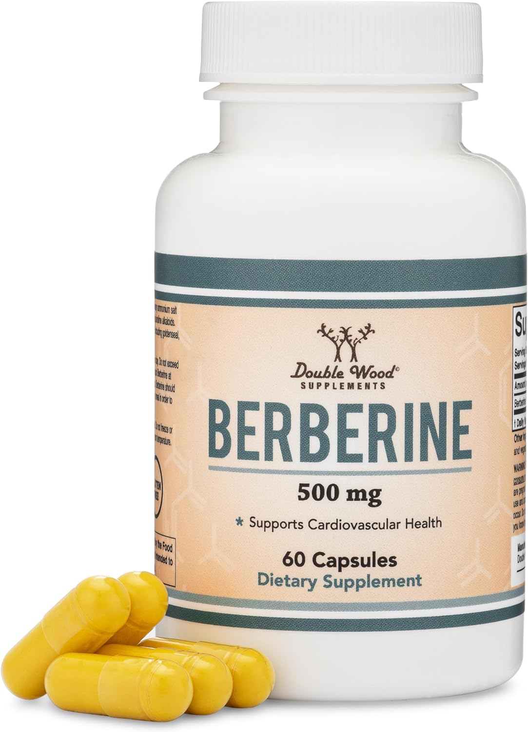 Berberine Supplement 500Mg, 60 Capsules (Third Party Tested, Manufactu